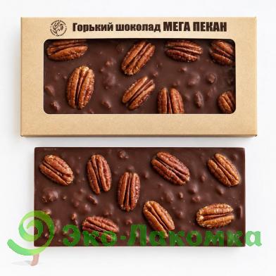  Шоколад Мега Пекан из горького шоколада