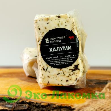 Сыр Халуми с базиликом от Александра Бродовского